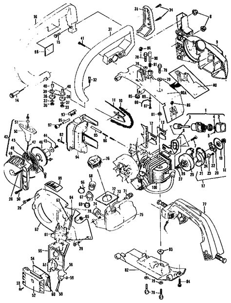 diagram moldel   mcculloch chainsaws diagram  carburator mydiagramonline