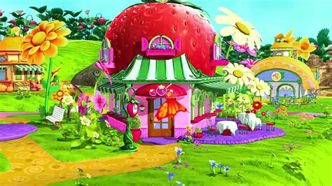 strawberry shortcake cartoon house