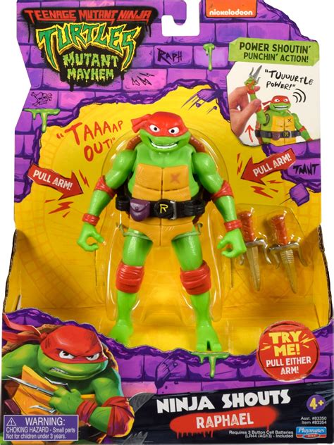 teenage mutant ninja turtles mutant mayhem raphael action figure