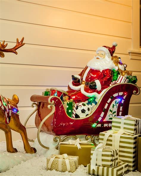 outdoor santa sleigh foter