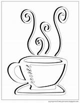 Coloring Coffee Tea Cup Pages Overflows Getdrawings Decided Turned Done Never Something Ve Clipart Before Into Some Do sketch template