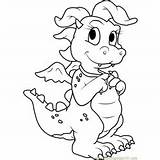 Dragon Tales Coloring Pages Cassie Pink Coloringpages101 sketch template