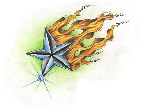 burning star  flashguy  deviantart