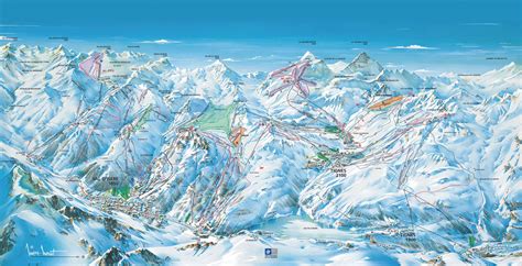 tignes piste map jski