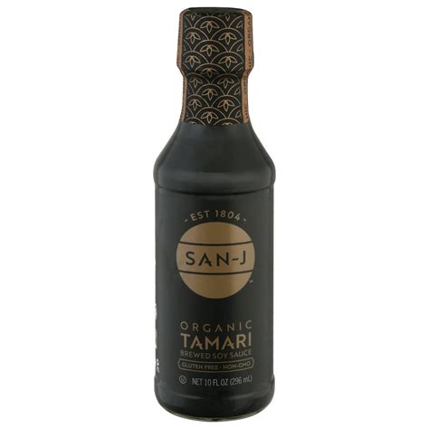 san  organic tamari shop soy sauces