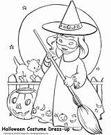 Halloween Coloring Witch Pages Honkingdonkey Little Girl Holiday sketch template