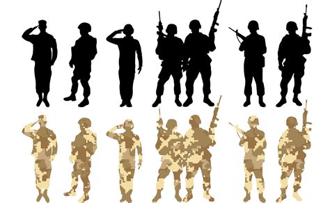 soldier salute army vector soldier png
