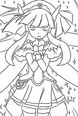 Force Precure Smile Colouring sketch template