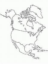 America North Map Coloring Pages Printable South Usa Blank Outline Drawing Color American Continent Continents Kindergarten Getcolorings Getdrawings Popular Print sketch template