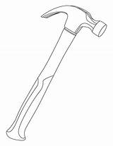 Hammer Claw Coloring Drawing Pages Clipart Simple Google Drawings Clip Construction Colouring Sculpture Color Printable Saw Kids Search Explore Dim sketch template