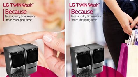 lg canada accused of sexism for washing machine ads cbc news