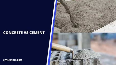 concrete  cement   cement   concrete