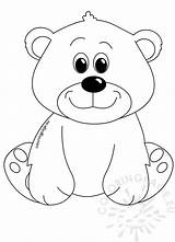 Cute Cartoon Bear Clipart Bears Coloring sketch template