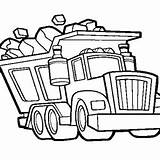 Truck Coloring Pages Trailer Dump Landfill Kids Drawing Scania Getdrawings Getcolorings Trucks sketch template