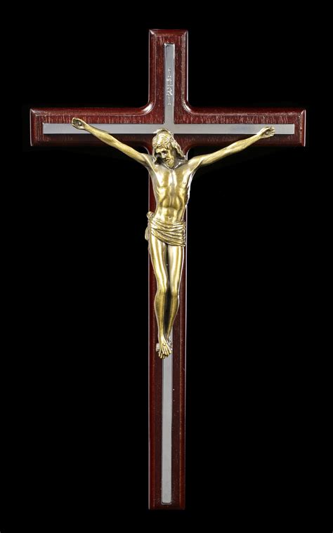 kruzifix wandrelief jesus  silbernem kreuz wwwfiguren shopde
