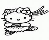 Coloring Kitty Hello Pages Ballet Online Printable Cute Color Print Info sketch template