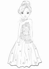 Model Outline Coloring Pages Fashion Top Template Templates sketch template