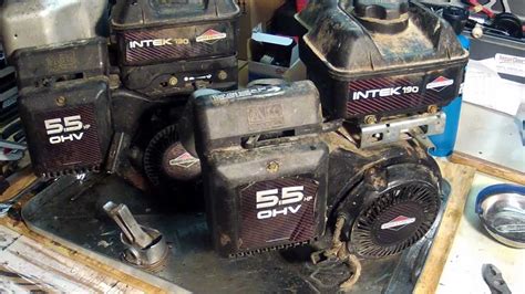 briggs  stratton intek engines model number locations youtube