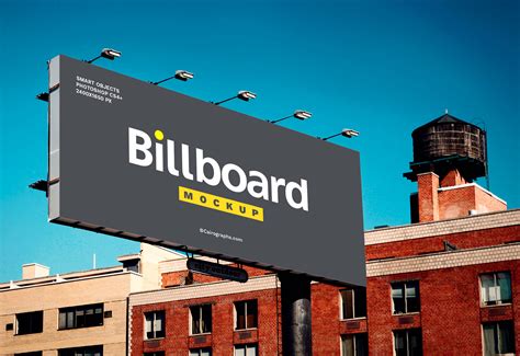 billboard mockup psd template  daily mockup