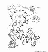 Dora sketch template