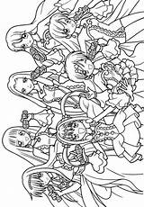 Mermaid Pichi Pitch Colorear Cartoons Coloriages Stampare Disegno Cartoni sketch template