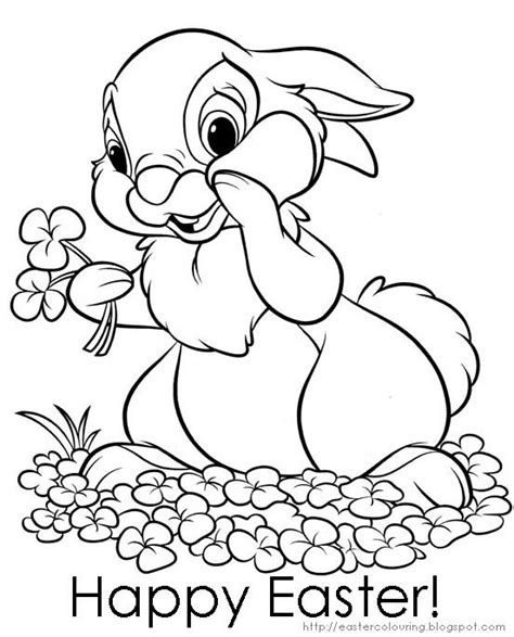 easter colouring coloring pictures  easter bunny  easter
