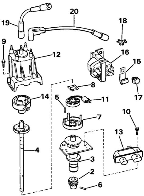 mercruiser  ignition coil wiring diagram