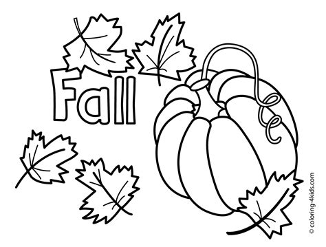 autumn coloring pages    print