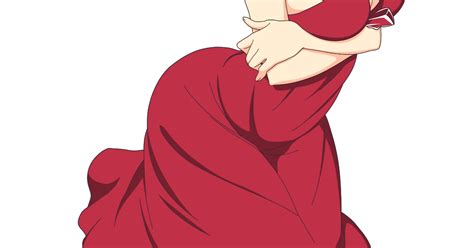 Senran Kagura Ryouna Sexy Dance Red Dress Hd Vector Ors