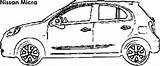 Nissan Micra Pixo Vs Dimensions Compare Car sketch template