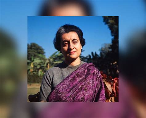 Birth Anniversary Special Indira Gandhis Saree Swag Was Inspo For