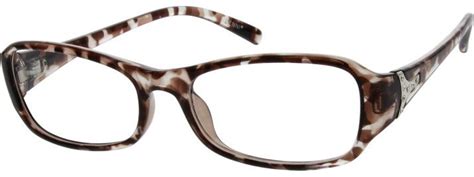 tortoiseshell rectangle glasses 121425 zenni optical eyeglasses