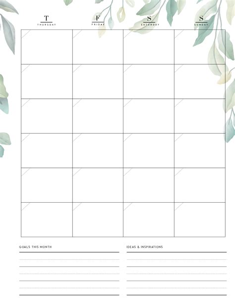 monthly planner printable  printable world holiday vrogueco