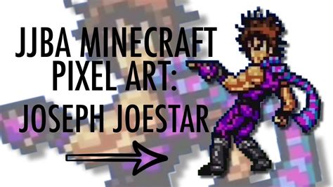 Minecraft Jojo Jotaro Pixel Art Grid Pixel Art Grid Gallery