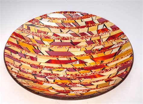 Striped Bowl By Varda Avnisan Art Glass Bowl Artful Home