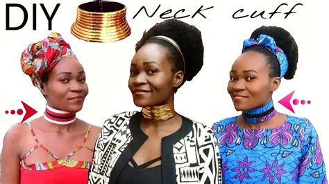 How To Diy African Neck Rings Idzila Using Belts