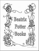 Potter Beatrix Coloring Pages Books Getdrawings Getcolorings Printable sketch template