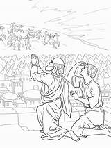 Sodom Gomorrah Coloring Pages Getdrawings sketch template