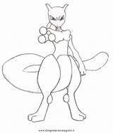 Pokemon Mewtwo Coloring Pages Colouring Printable Clipart Mewt Getcolorings Color Library Popular Print sketch template