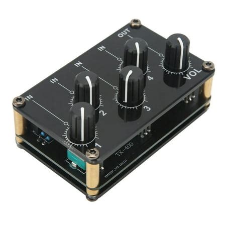 mini sound board console passive circuit  input  output independent audio mixer  home