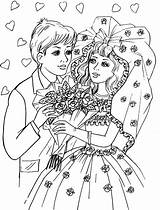 Coloring Bride Pages Princess Beautiful Popular Printable Comments Coloringhome sketch template