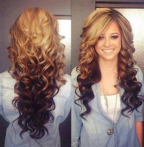 Two Tone Hairstyles For Long Hair