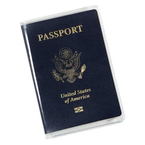 millennial essentials clear passport cover plastic passport protector