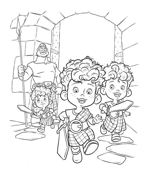 brave coloring pages    print