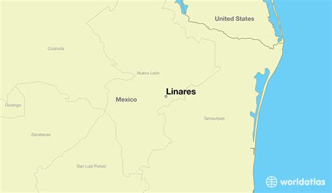 Where Is Linares Mexico Linares Nuevo Leon Map
