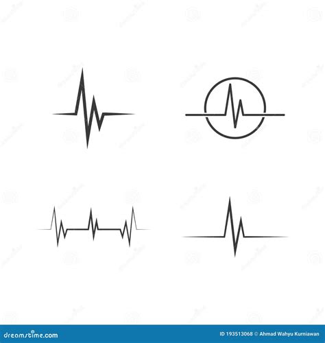 pulse  stock vector illustration  hospital health