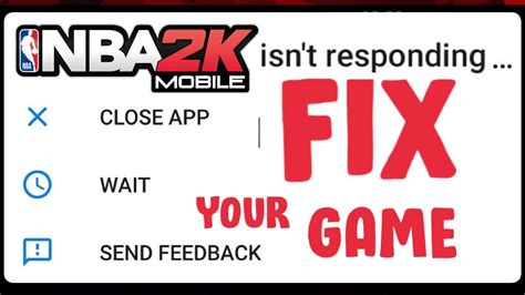 fix  game nba  mobile  responding youtube