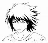 Lawliet sketch template