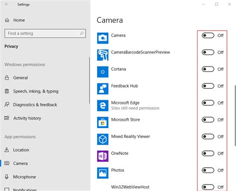 fix camera webcam not working after windows 10 1803 and 1809 update