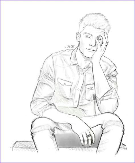 elegant shawn mendes coloring pages image coloriage